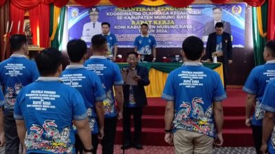 Rapat Kerja KONI Mura: Bupati Heriyus Soroti Potensi Atlet Daerah